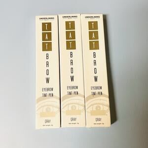 Lot Of 3 TAT‎ Brow Eyebrow Tint Pens Waterproof Smudge Proof 24hrs+ GRAY